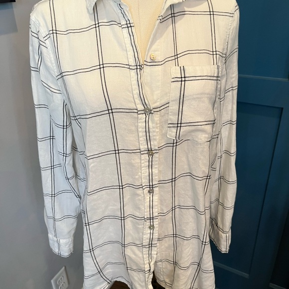 Ivory light flannel shirt - Picture 2 of 3